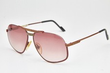 1980s vintage ovarsized sunglasses FERRARI F4 aviator eyeglasses red frame