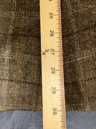 L.L. Bean Primaloft Shetland Wool Brown Herringbone Tweed Sport Coat 40 Reg EUC - Picture 10 of 10