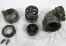 NEW AMPHENOL SG3108E24-79S CIRCULAR ELBOW PLUG CONNECTOR SIZE 24 5WAYS SKT