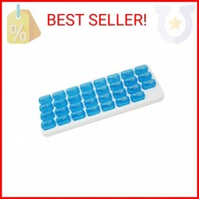 Magik 31 Day Monthly Pill Organizer Medication Pod Compartment Planner Box Plast