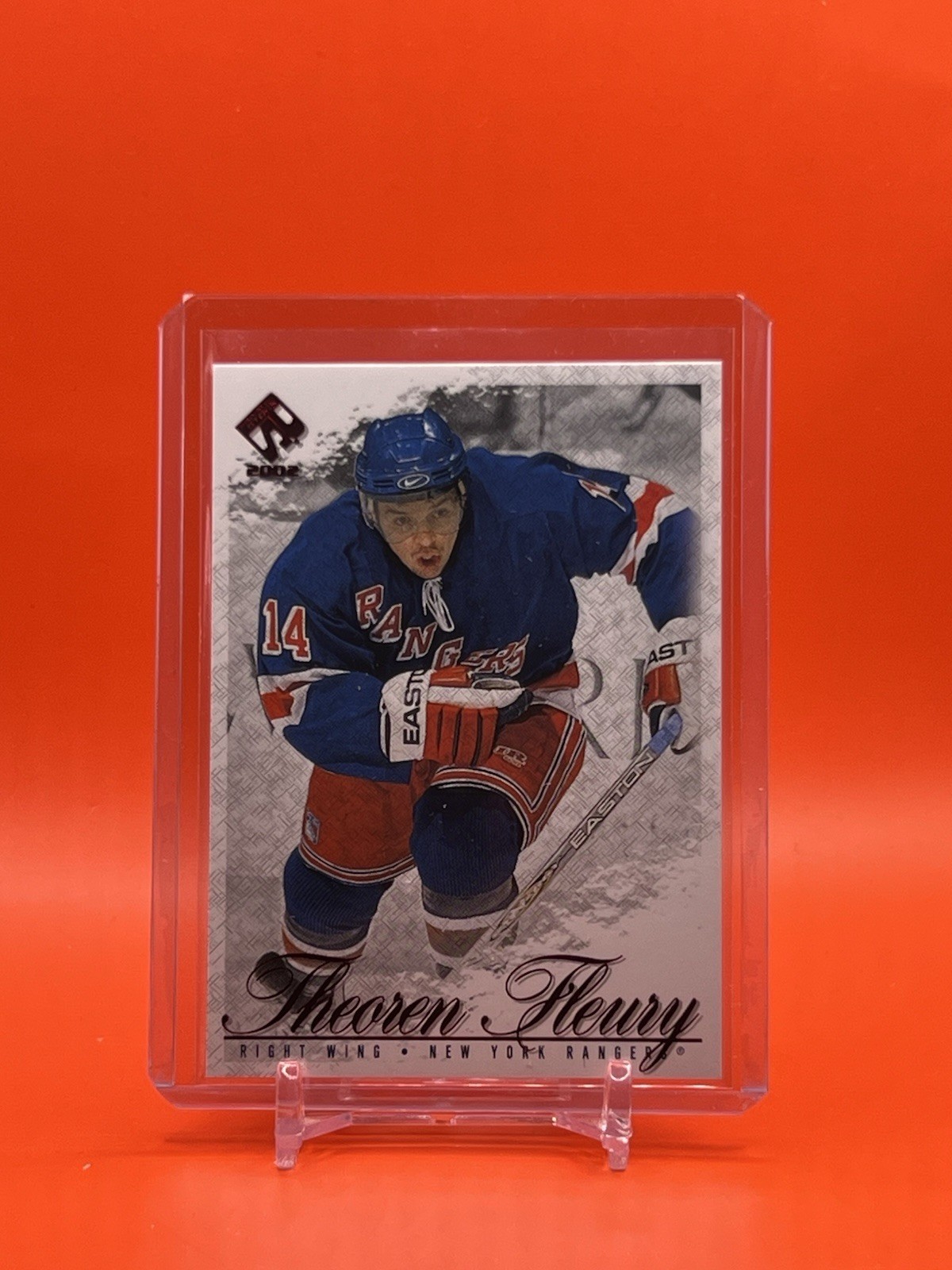 Theoren Fleury 2001 Pacific Private Stock #61   New York Rangers Ships Free