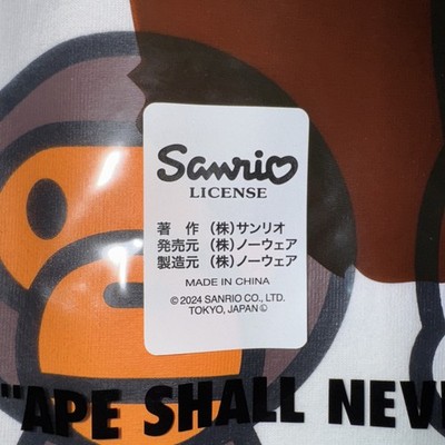 BAPE × Pochacco Baby Milo White Tee 2024 Size 2XL Brand New | eBay