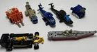 Vintage Gobots Tank Man-o-War Flip Top Spoons Wrong Way Slicks - Lot of 7