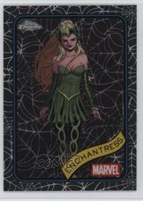 2025 Topps Chrome Marvel Comics Spider Web Refractor /399 Enchantress #43 0kb5