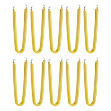 10Pcs IC Chip Extractor IC U Shape Puller Stainless Steel Insulated Grip, Yellow