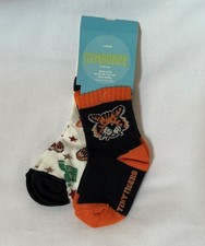 NWT Vtg Gymboree 2 pair socks Junior Jr Varsity tiger 0-6 m or 12-24 m