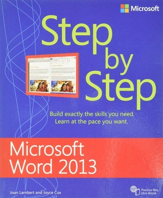 Microsoft Word 2013 Step By Step - paperback Joan Lambert|Joyce Cox
