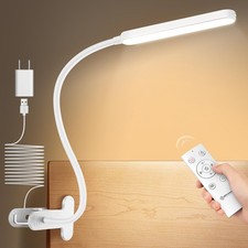5W Clip On Light, 38 LED Eye Caring Book Lights for Reading at Night - 5 Colo...