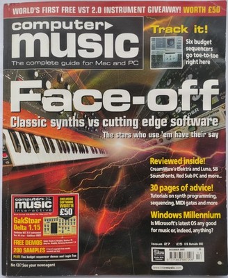COMPUTER MUSIC Magazine DEC 2000 ISSUE 27 FREE CD SYNTH PROGRAMMING SEQUENCING