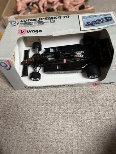 Vintage Bburago Boxed F1  Lotus JPS NICE MODEL 1/14 Scale