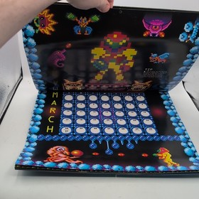 Nintendo NES &ldquo;The Power Game&rdquo; Original 1991 Calendar Mario, Zelda. Metroid