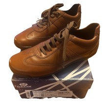 GEOX Men  s Edgeware 3 Men  s Leather Sneakers, Size 7