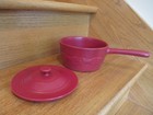 Longaberger Paprika Sauce Pan & Lid Set red  Flameware nib *shipping included!* — photo 3