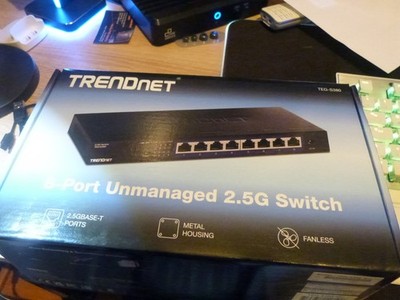 Switch Trendnet TPE-S 380 -Port Unmanaged 2.5G Switch, 8 x 2.5 GBASE-T Ports