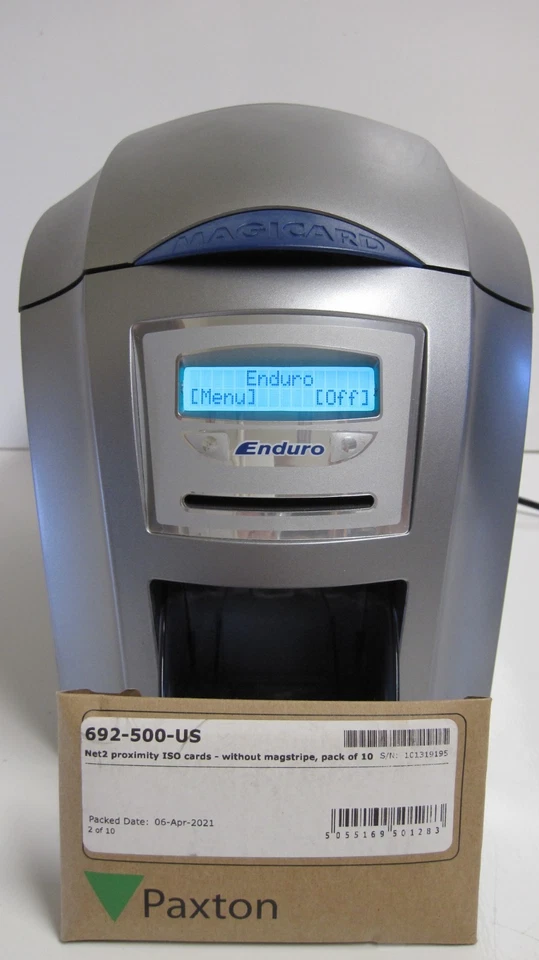 Magicard Enduro STD Color ID Card Printer w/ A/C Power, USB Cable & 10 Cards - Image 2 of 4