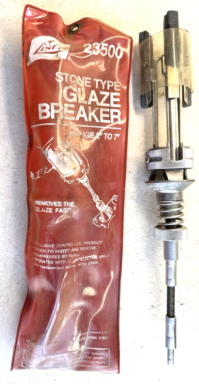 Strone Break Tool Lisle Tools Stone-Type Glaze Breaker #23500 / Used , broken stone