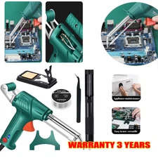 Handheld welding kit. Built-in heated industrial (tin)welding tool