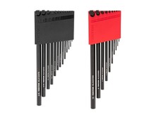 Tekton Flat End Hex L-Key Set, Holders, 23 Pieces, 0.050-3/8 Inch, 1.3-10 Mm