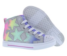 Skechers Lights Twinkle Sparks Stellar Star PS Girls Shoes