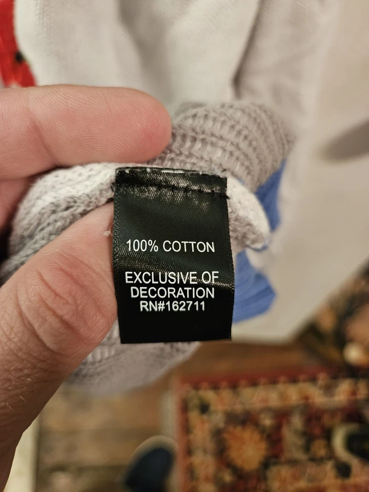 Funny Christmas Sweater Mens Size 2XL Santa Roasting Reindeer - Image 4 of 4