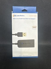 Cable Matter USB 2.0 Type A to RJ45 Fast Ethernet Adapter 202023 Black