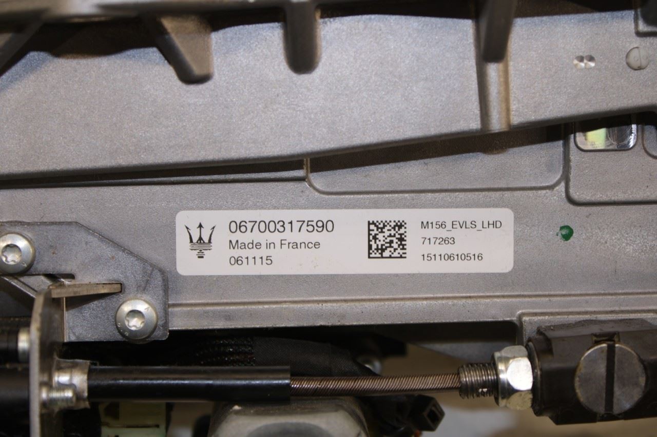 2015-2017 Maserati Ghibli S Q4 3.0L AWD Steering Column Assembly 670031759 OEM