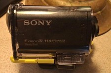 Sony Action Cam HDR-AS20 Waterproof. + Crash Helmet Attachment & Charging Cable