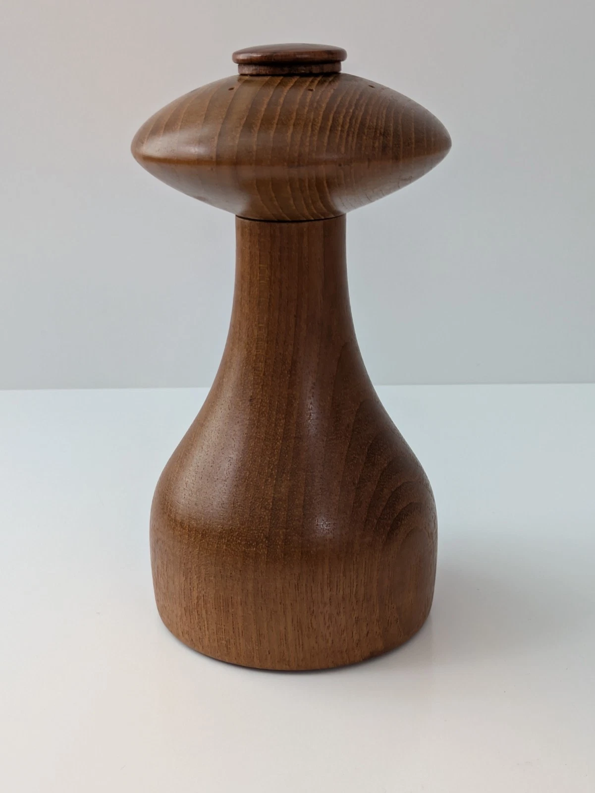 Vintage Denmark Dansk IHQ Teak Wood Salt Shaker Pepper Grinder