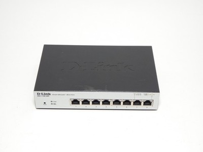 D-Link DGS-1100-08P 8-Port PoE Gigabit Smart Managed Switch No Power Adapter