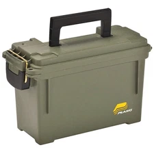 PLANO MOLDING 131200 Storage Box,Brass Bail,Green,7 1/8 in PK 6