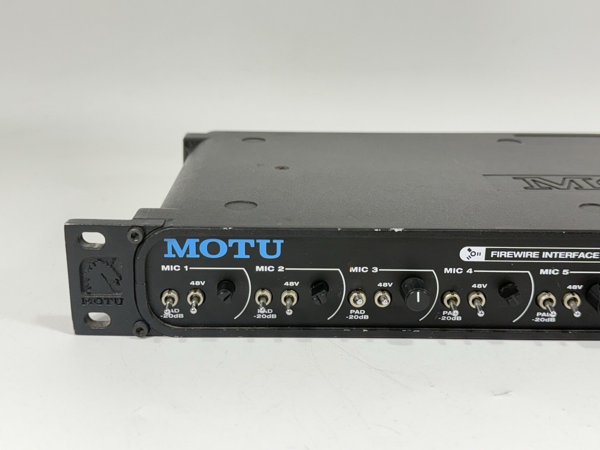 Motu 8Pre (8-Pre) Eight Mic Preamps - MIDI Firewire Audio