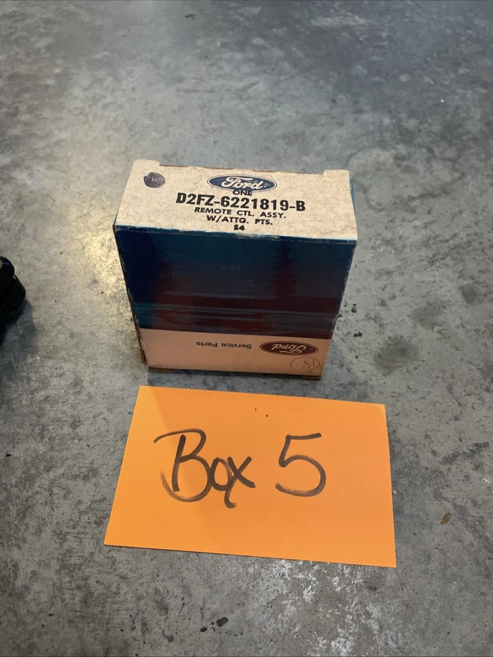 Nuevo de Lote Antiguo Ford Mustang II 1974-1978 CONJUNTO DE CONTROL DE PESTILLO DE PUERTA OEM D2FZ-6221819-B Foto 2 de 2