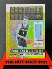 Victor Wembanyama 2023-24 Panini Hoops Arriving Now Holo Prizm Rookie Winter #26