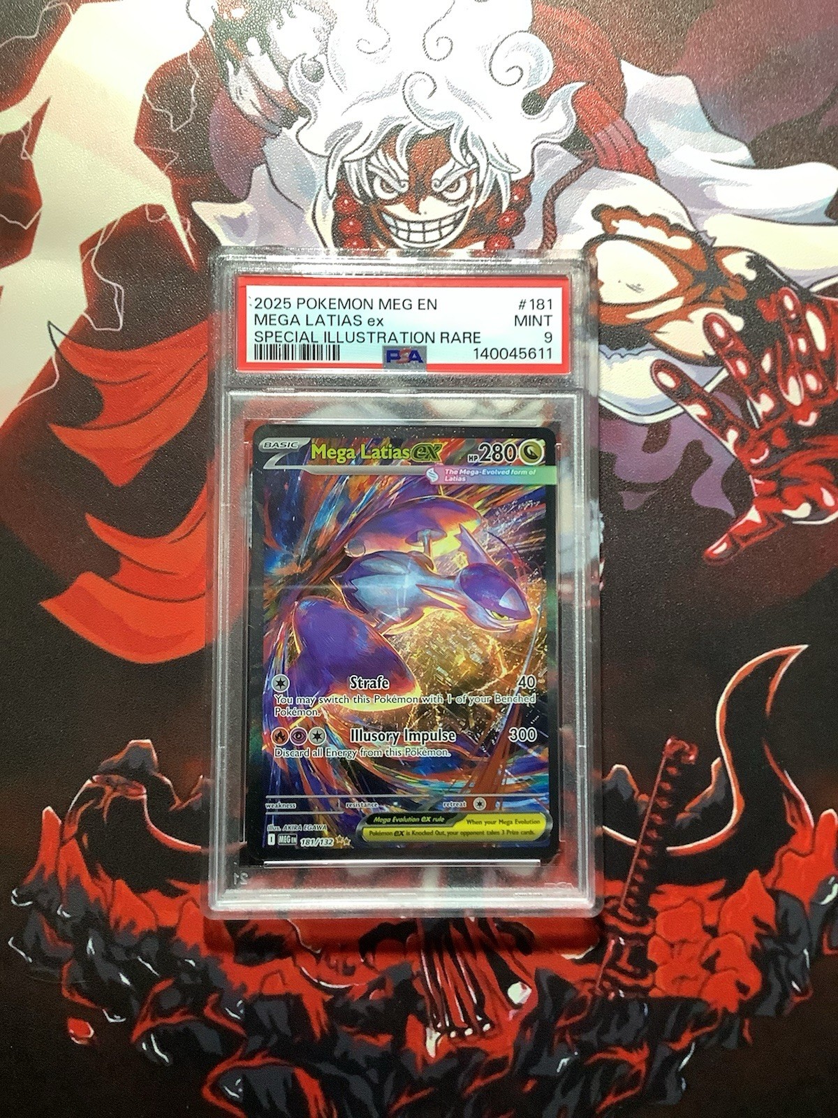 Mega Latias ex SIR 181/132 Pokemon Card Mega Evolutions PSA 9