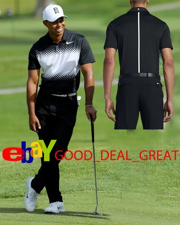 Men's Tiger Woods Golf Shirts, Tops & Sweaters for sale | eBay