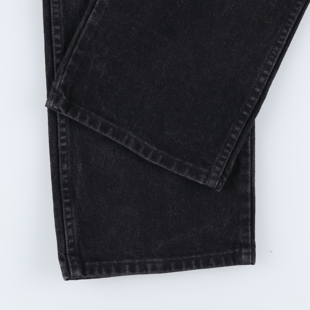 Vintage 90'S-00'S Wrangler black denim straight-leg jeans for men size W33 thumbnail 7