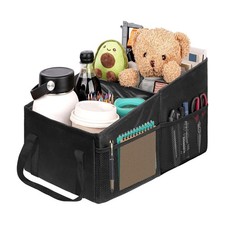 Car Organizer, Car Backseat Organizer for kids, Car Organizer with Divide, Handl