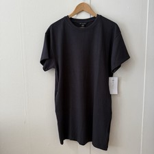 NWT Athleta Seasoft Rib Tee Dress SZ M/P Short Sleeve Athleisure