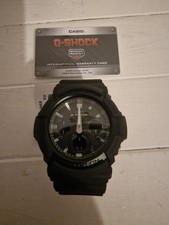 Casio G-Shock GAW-100B-1AER Black Watch. Boxed And Unused