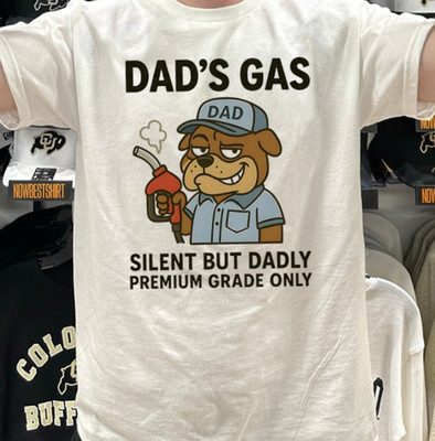 Bulldog Dad s Gas T-shirt Cotton Gift S-234XL Unisex One Side TH077