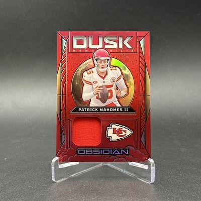 2024 Panini Obsidian - Dusk Memorabilia Patrick Mahomes II #DM-PMS Red 75/75