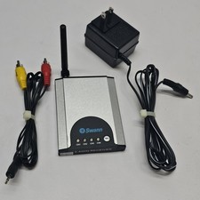 Swann 2.4Ghz Wireless Camera Receiver Night Hawk SW-P-WOC With AV  AC Adapters