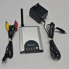 Swann 2.4Ghz Wireless Camera Receiver Night Hawk SW-P-WOC With AV & AC Adapters