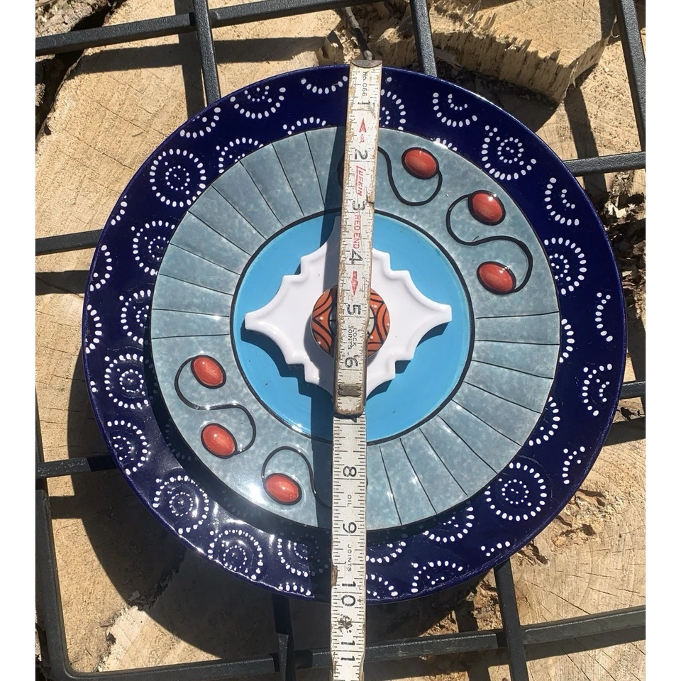 Скульптура ручной работы из костяного фарфора стекло садовый цветок перепрофилированный ловец солнца искусство двора - Изображение 3 из 4