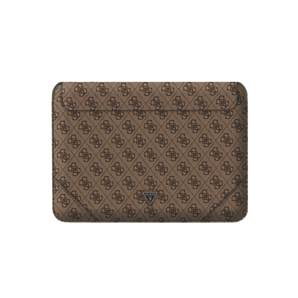 Housse Guess 14 pouces marron avec boîtier magnétique pour ordinateur portable 4G Triangle