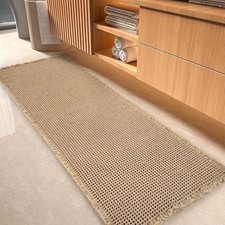 New Tchdio Waffle Bath Mat-Runner Rug Bathroom Floor , 2'x6' 24"x72" Brown
