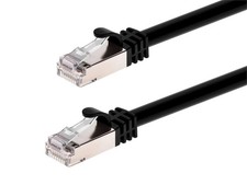 Monoprice Cat7 Ethernet Network Patch Cable - 3 feet - Black 26AWG, Shielded