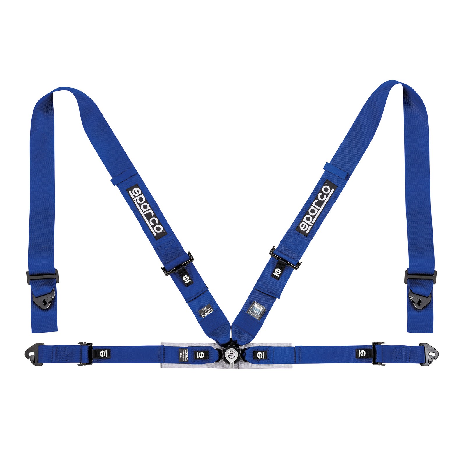 Sparco Motorsport Competition 4 Point Sport H-4 FIA Approved Harness Blue