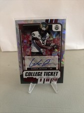 #/23 2021 Contenders Warren Jackson College Ticket Cracked Ice Auto RC #244