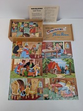 Goldilocks and the three bears jigsaw picture cubes 6 picture puzzles in one